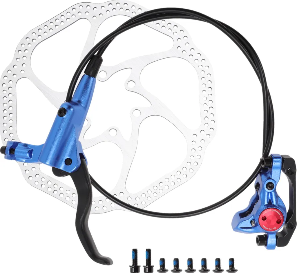 Système de Freinage à Disque Avant pour VTT et Vélo de Route Bleu 160mm