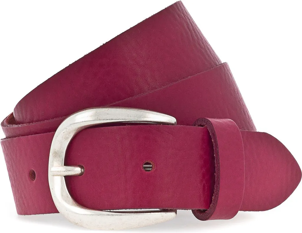 Cintura Vanzetti 30mm Carmine Rosso W70 | Vera Pelle Artigianale