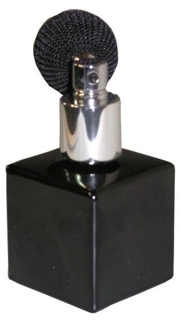 5 Parfümflacon leer 50 ml mit Zerstäuberpumpe und Kappe Silber Kaiserin