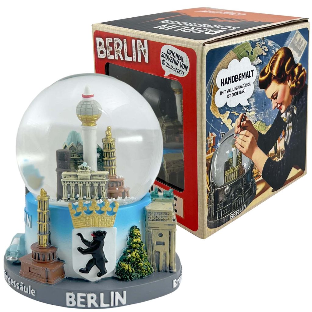 United1871 Berlin Schneekugel, Berlin Souvenirs, Snowglobe, Souvenir Deutschland, Deutschland Souvenir in Geschenkbox