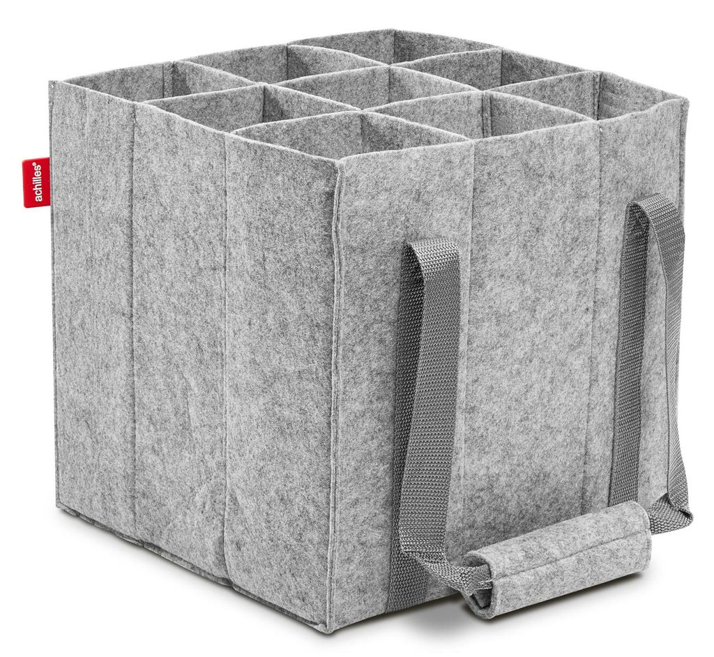 9er Flaschentasche Filz – Flaschenträger für bis zu 9 Produktbild 