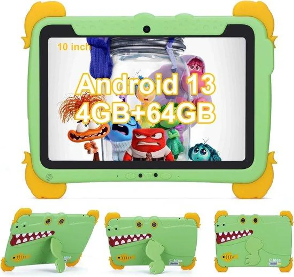 Tablette pour enfants 7 pouces rose - Pack complet éducatif avec coque