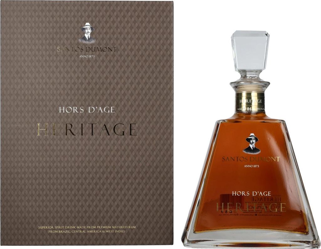 Santos Dumont Heritage Hors d'Age + Box 700ml 40% Vol.