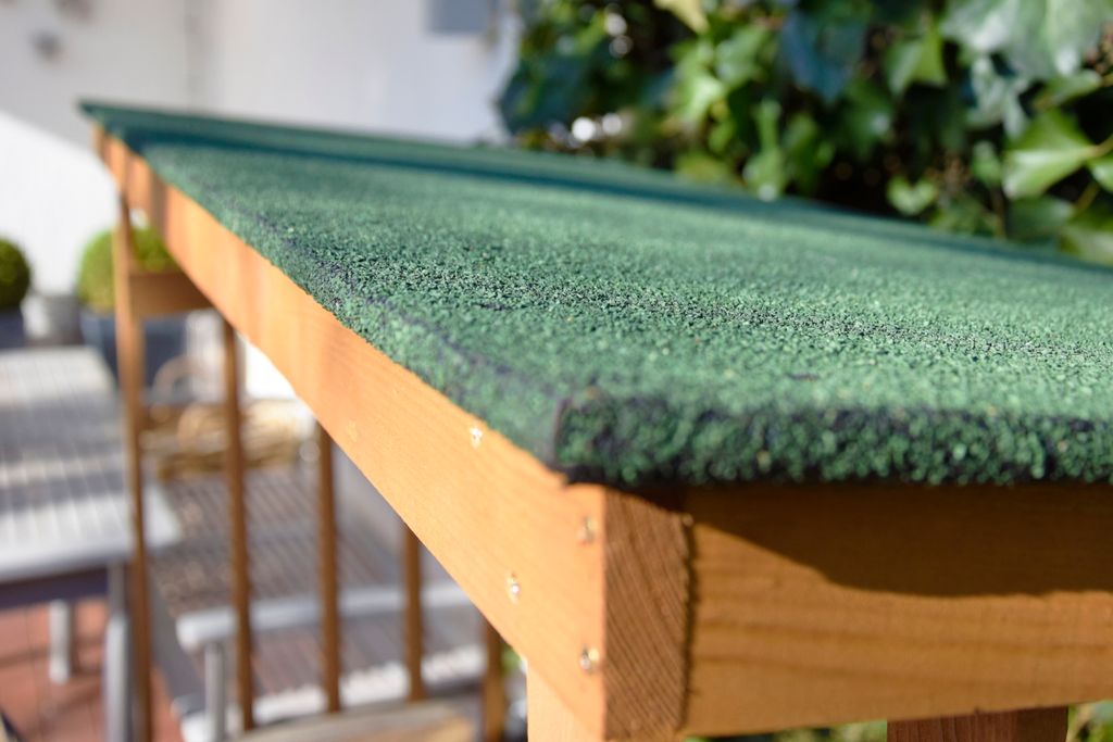 dobar Großes Kaminholzregal Wand XL aus Holz für draußen im Produktbild 9