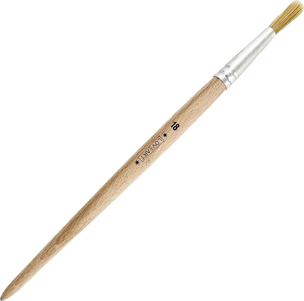LOVEART Nylon-Rundbürste - r. 18