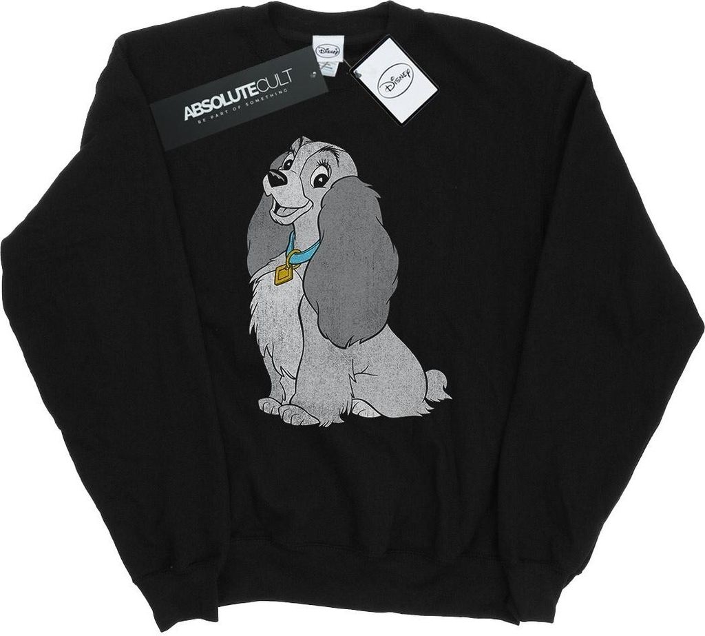 Disney - "Lady And The Tramp" Sweatshirt für Herren BI16480 (XL) (Schwarz)