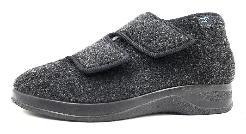 FLY FLOT  Damenschuhe Hausschuhe Grau Freizeit, Produktbild 