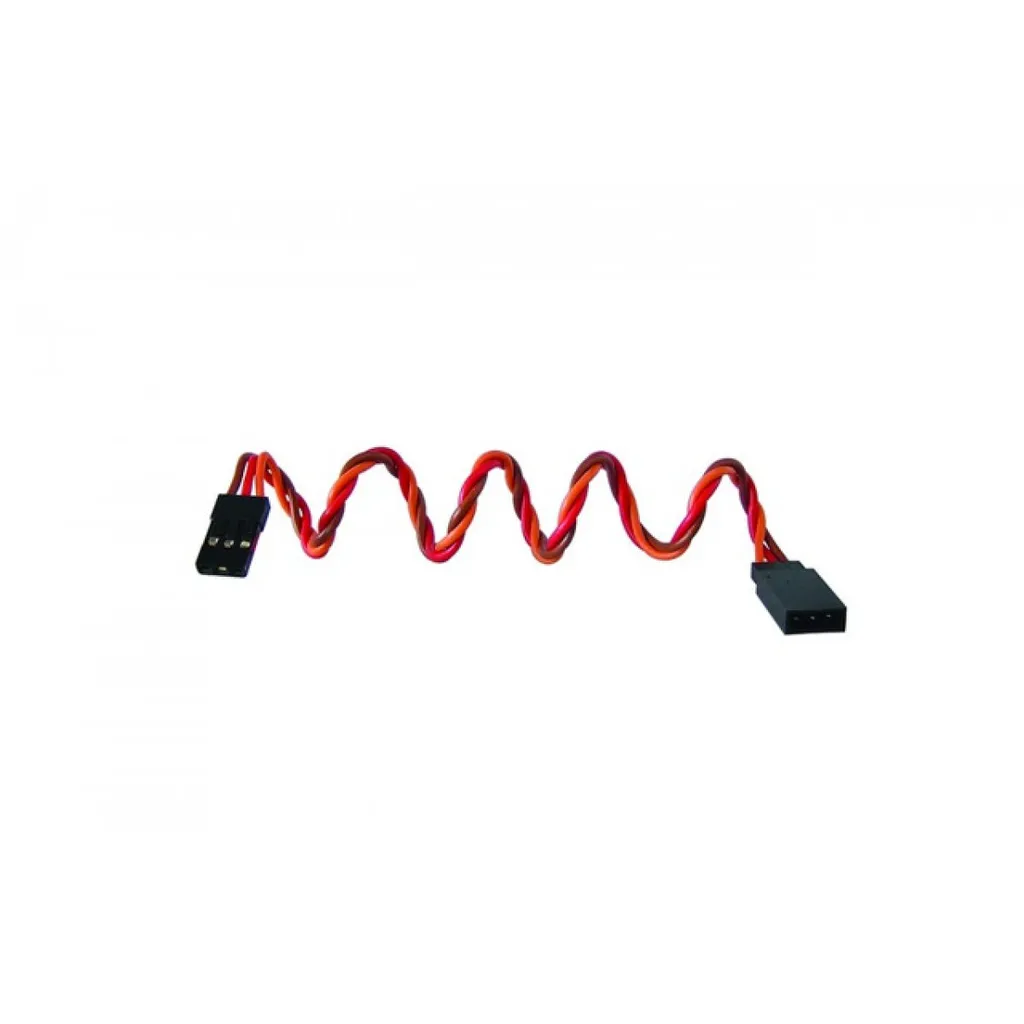 Rallonge de Servo JR Haute Qualité 50cm avec Câble Tressé et Doré Jamara