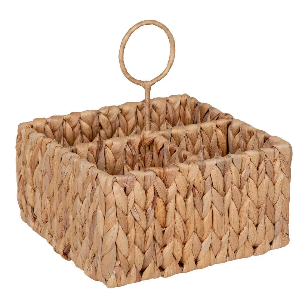 Panier de Rangement Naturel Pleiku pour Ranger Plaid, Jouets et Magazines