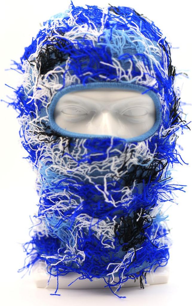 Sturmhaube im Used-Look, Skimaske für Damen und Herren – gestrickte Sturmhaube im Used-Look, winddicht, shiesty Vollgesichtsmaske für kaltes We...