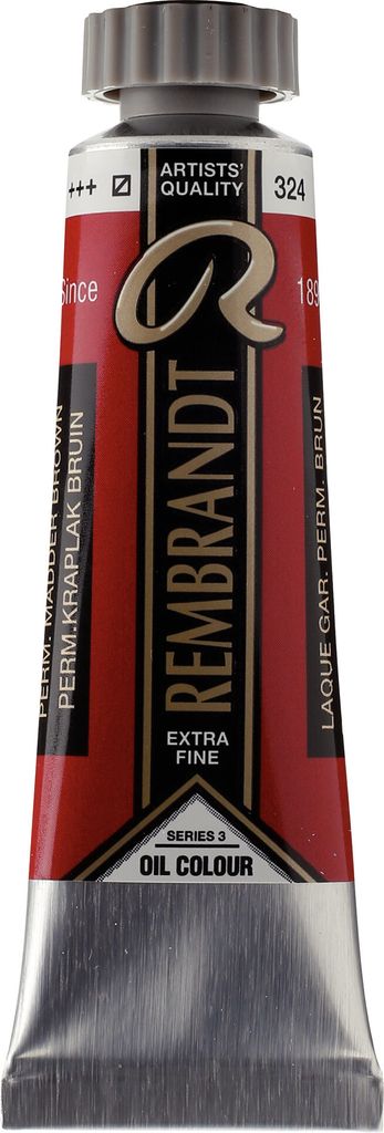 Rembrandt Ölfarbe Tube 15 ml Permanentkrapplack Braun 324