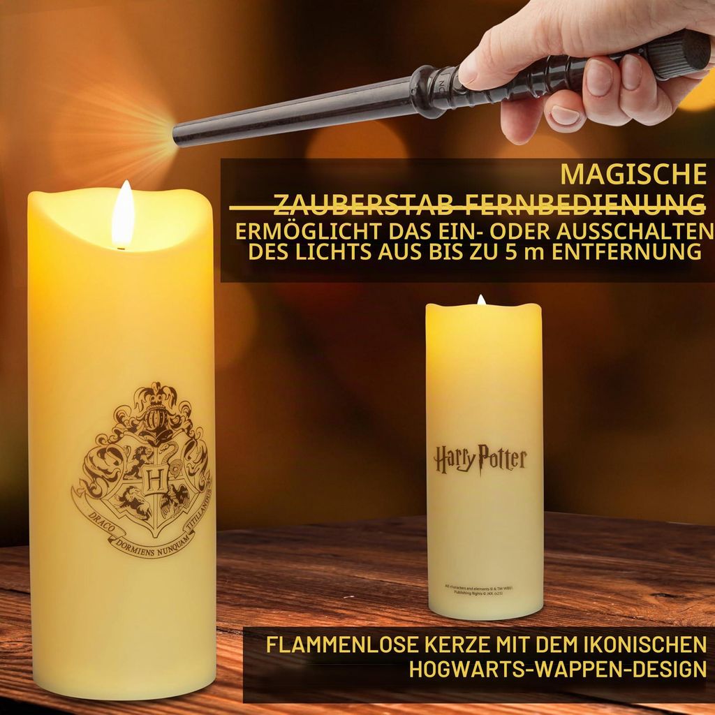 Harry Potter LED Kerze Mit Zauberstab Fernbedienung