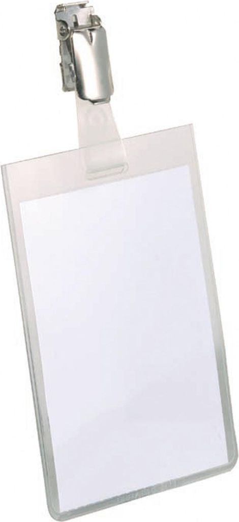 DURABLE Namensschild m Clip 90 x 60 mm transp 25er Pck Obrázok produktu 