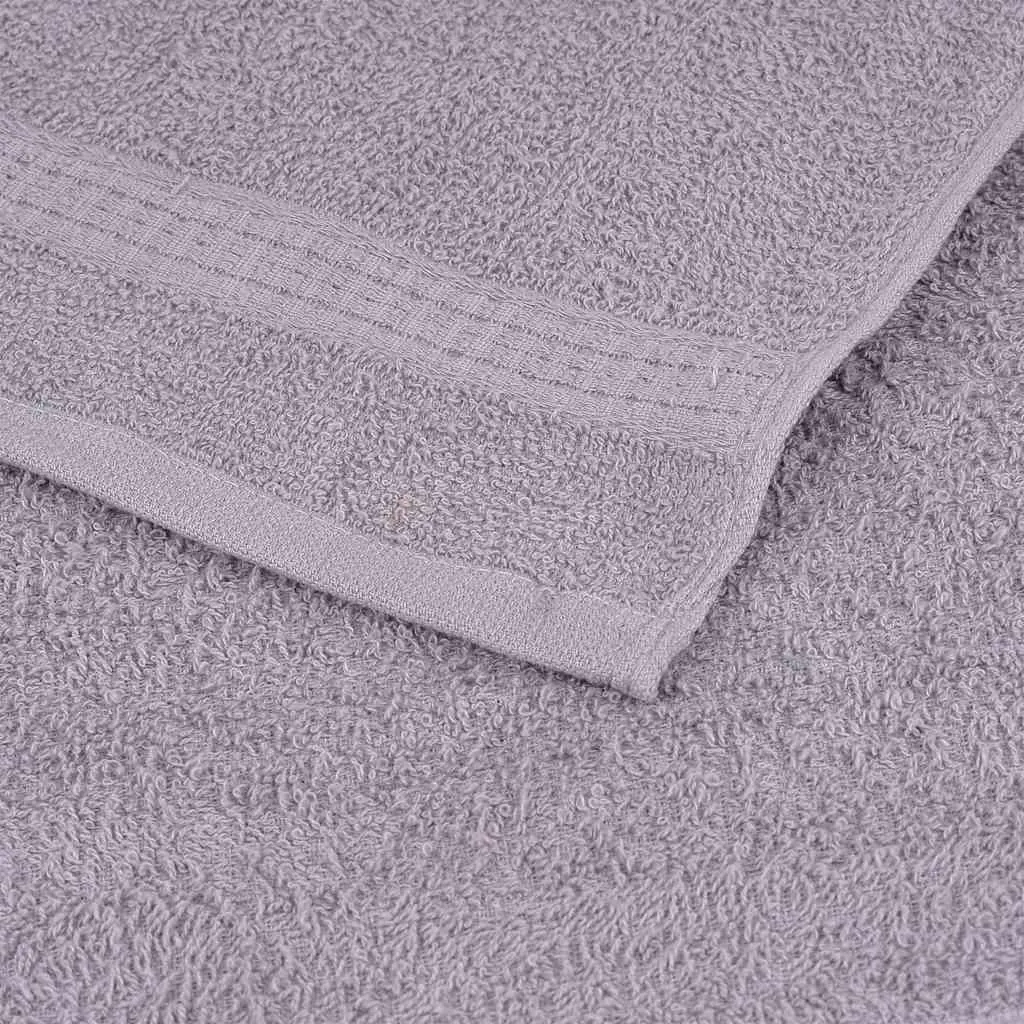 Julie Julsen Asciugamani Bio Per Sauna 80x200 Cm: Set Da 2, Morbidissimi E Grigio Argento