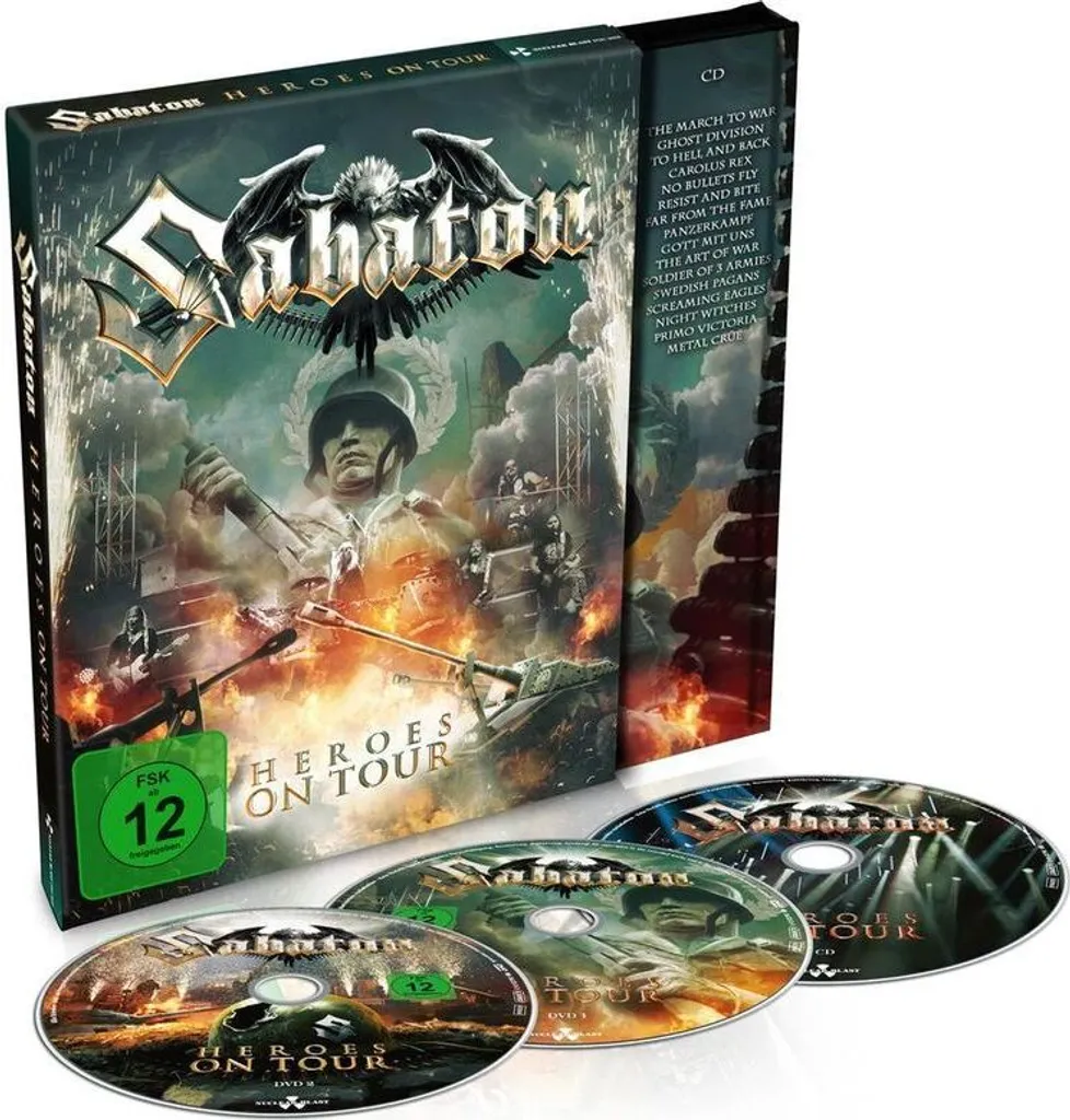 T-shirt Sabaton Héros en tournée : Fini les vêtements de fan qui déteignent