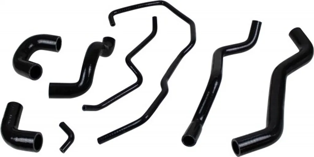 Jeu de 8 Tuyaux d'Eau en Silicone Renforcé pour Fiat Abarth 500 et 595