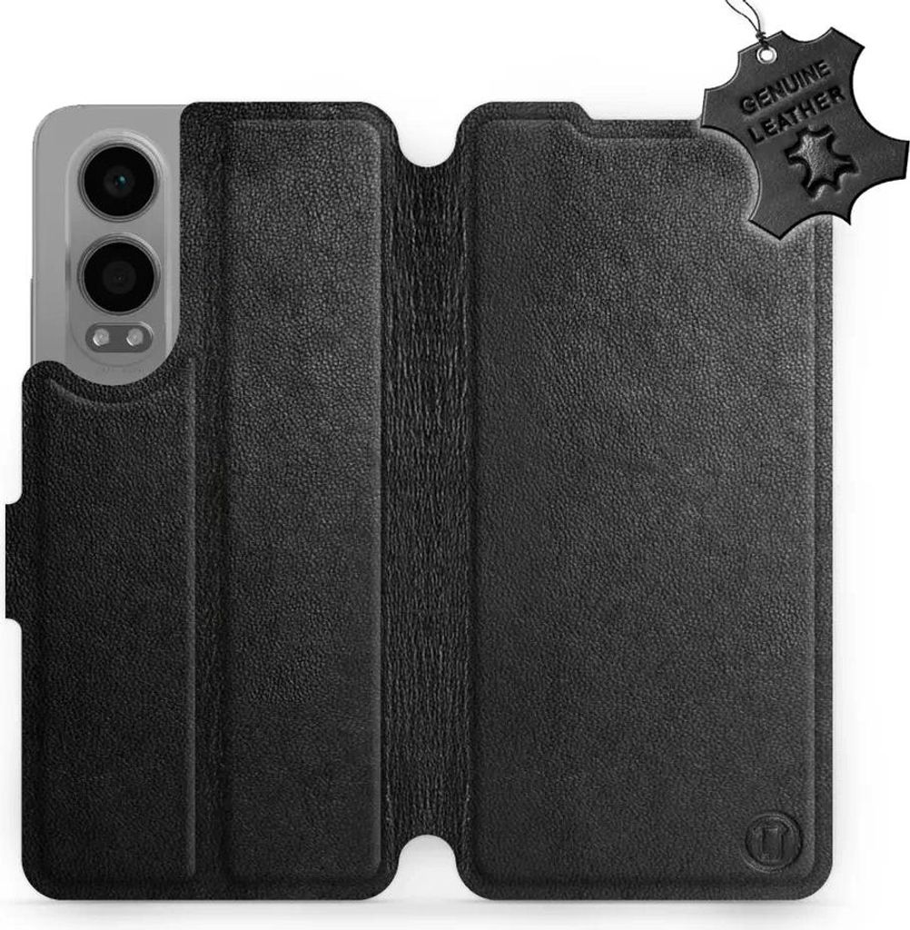Echtleder Handyhülle für OnePlus Nord CE4 Lite 5G, Mobiwear Leather, Schwarz