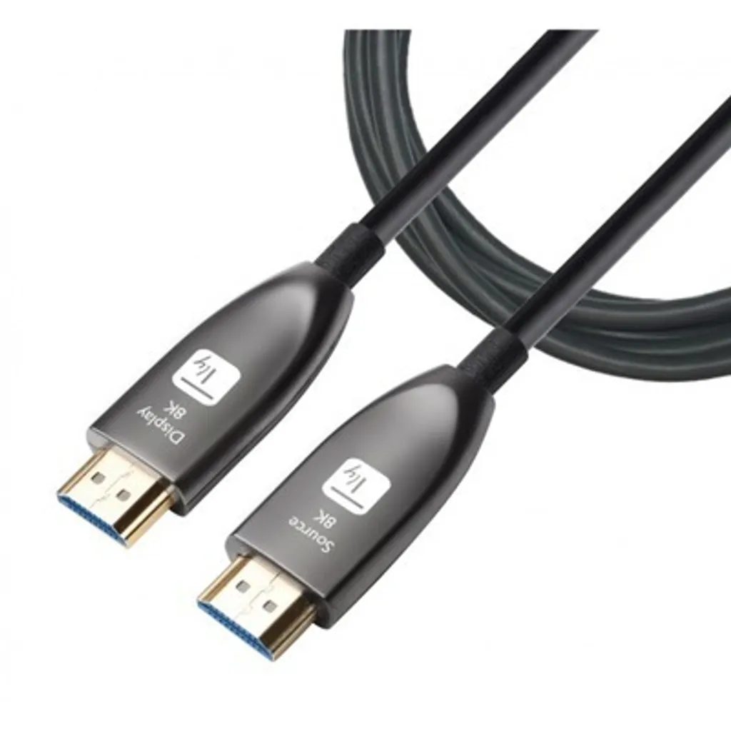 Câble HDMI fibre optique 8K AOC Techly 30m - Connectique haute vitesse