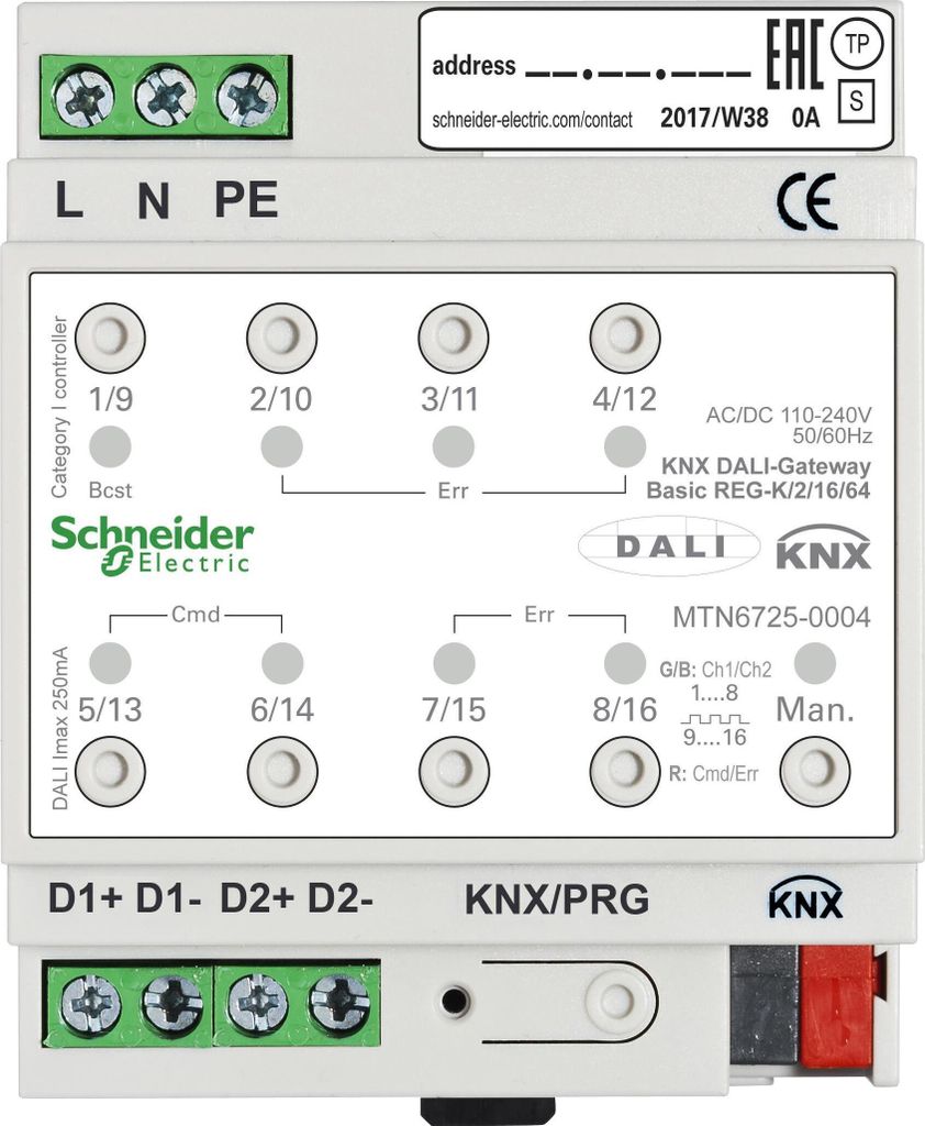 Schneider Electric MTN6725-0004 Gateway/Controller (MTN6725-0004)