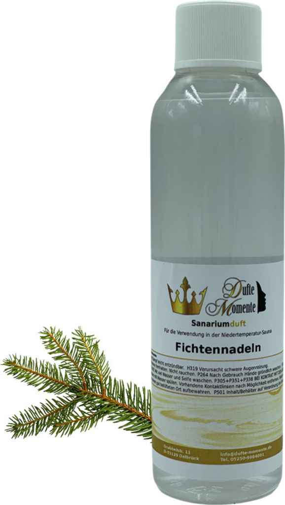 Sanarium Duft Fichtennadeln 250ml - Duft für Sauna, Niedertemperatur Sauna von Dufte Momente - beliebt auch bei Profianwendern - in gewohnter Qual...