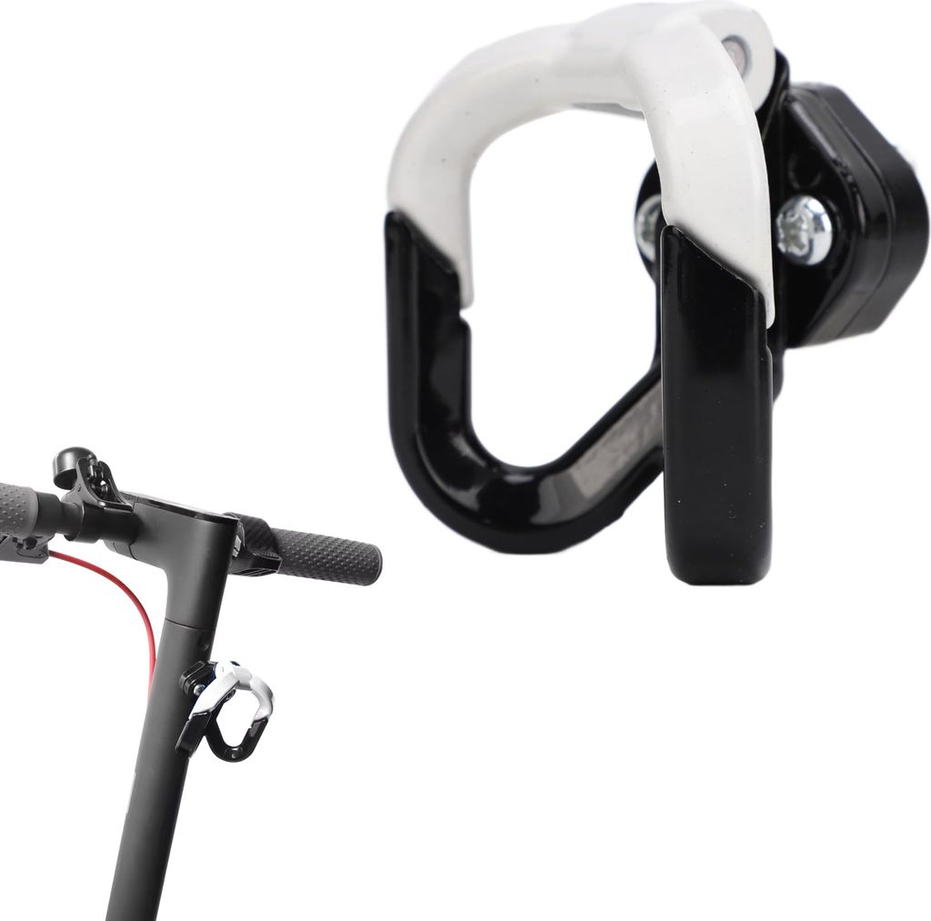 Haken Haken BLACK+White für Lenkertasche für Xiaomi M365 / PRO / PRO 2 / Mi 3 / 1S / Essential