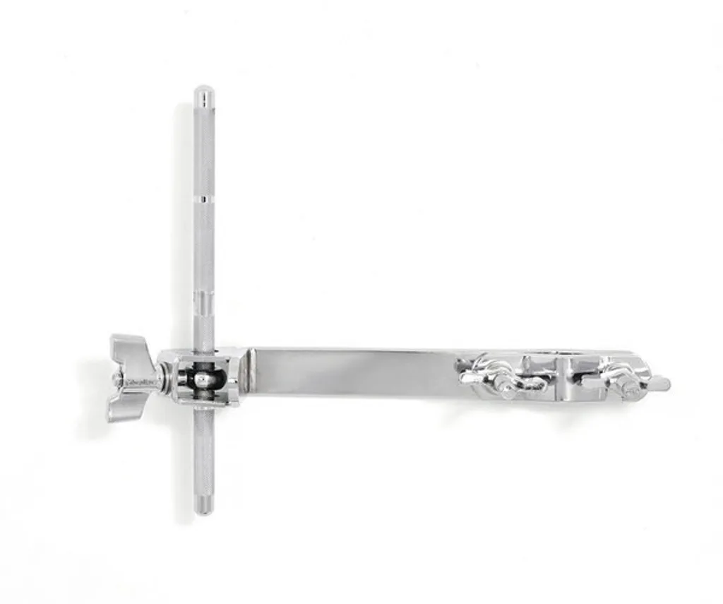 Pied Gibraltar support de percussion simple chromé et réglable 70cm