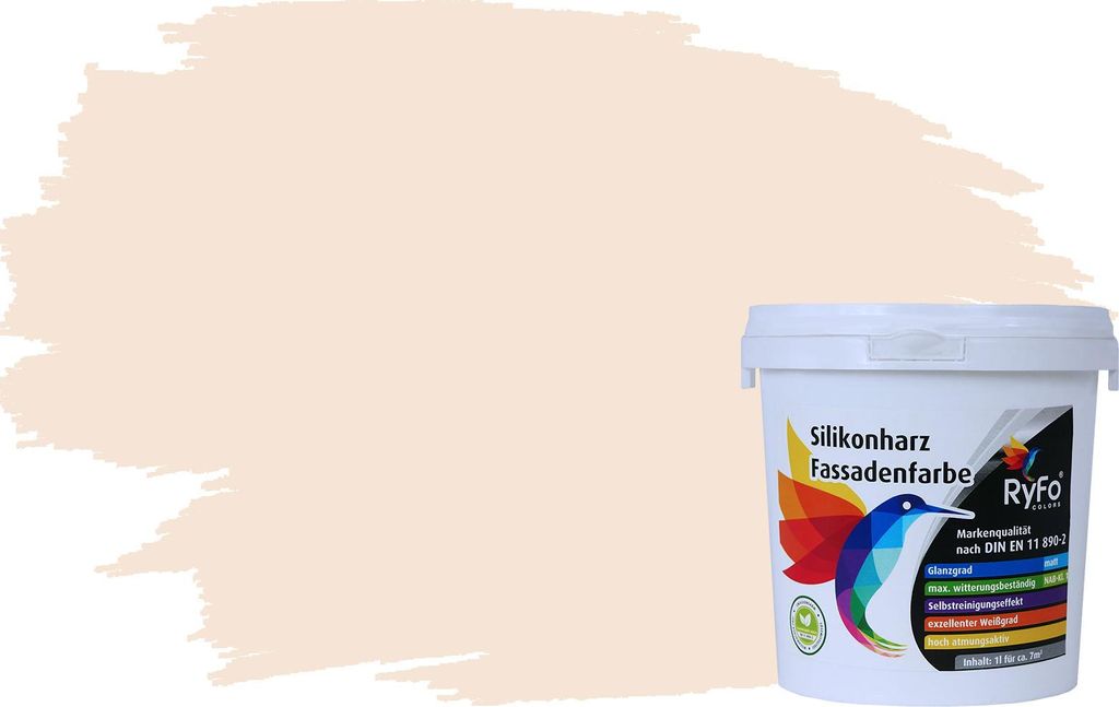 RyFo Colors Silikonharz Fassadenfarbe Lotuseffekt Trend Produktbild 
