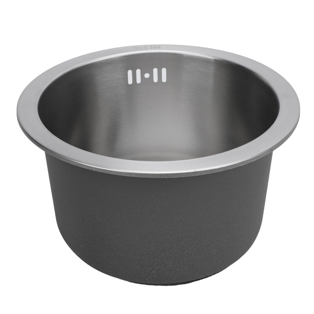 Stainless Steel Kitchen Sink,Kitchen Sink,Mini Round Kitchen Sink,Single Bowl Kitchen Sink,Undermount Kitchen Sink,Round Basin Wet Bar Sink,Single ...