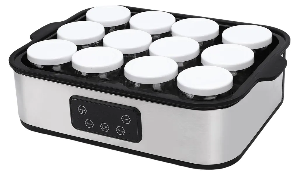 Yaourtière programmable 48h température constante avec 12 grands pots