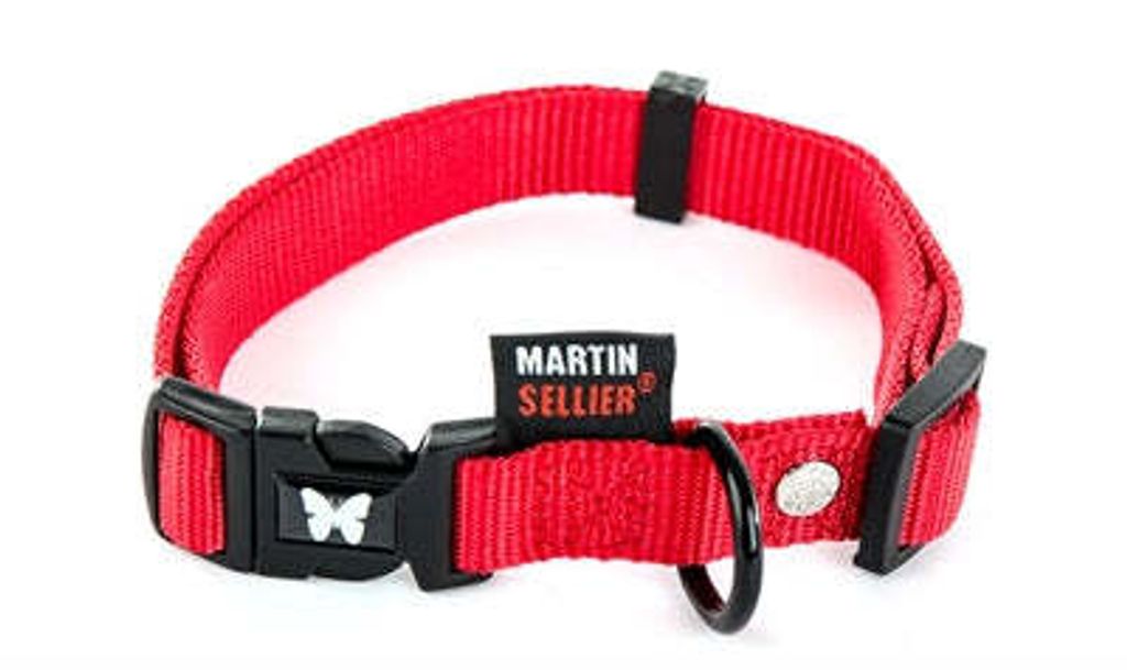 Martin Halsband Verstelbaar Nylon Rood Produktbild 