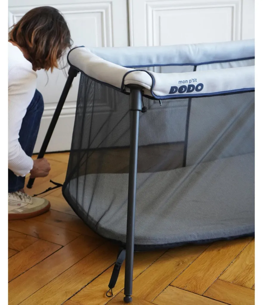 Lit à barreaux 60x120 cm P'TIT DODO réglable pour chambre de bébé - 10