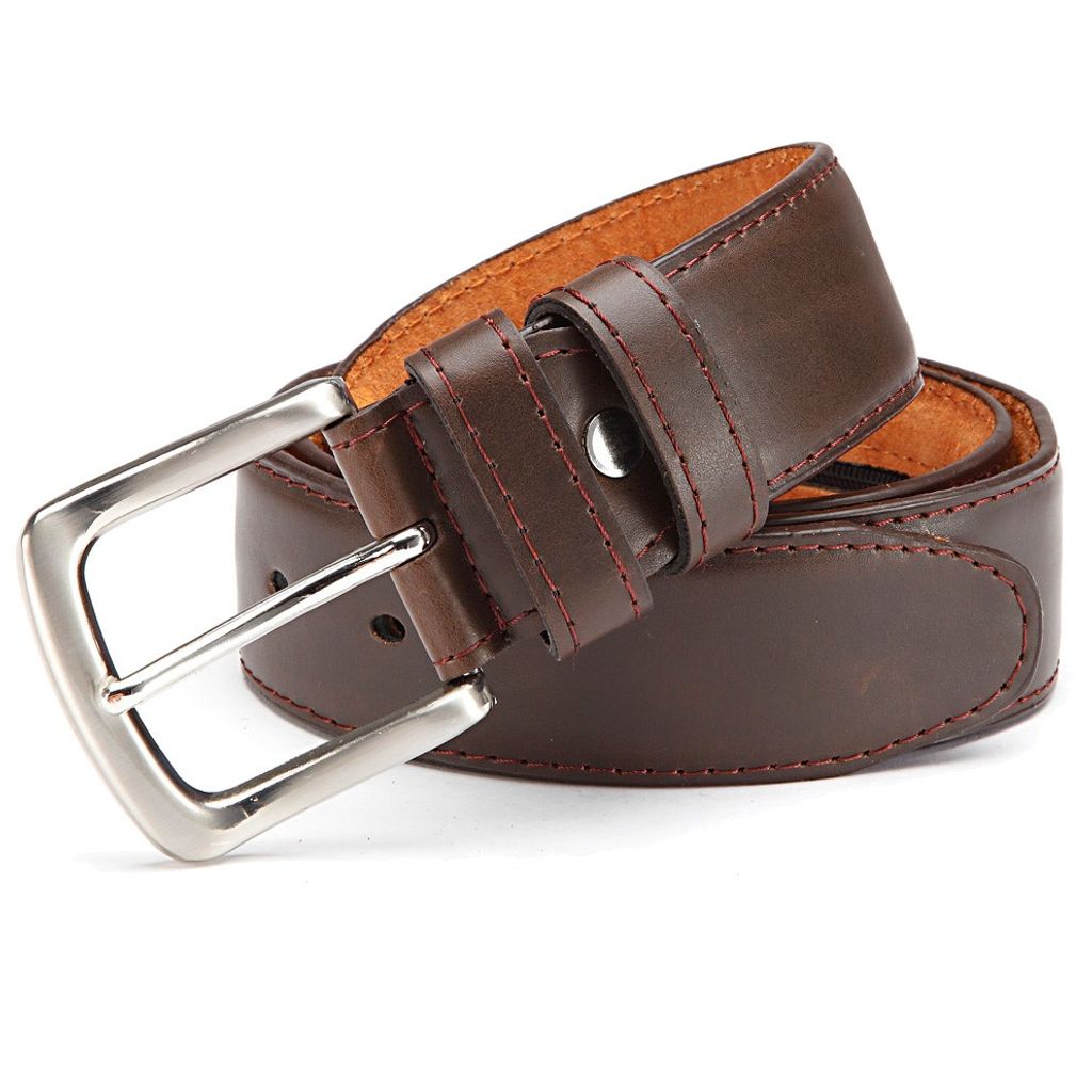 Gil Herren Gürtel Safe-Gürtel Tresorgürtel Braun 115 cm