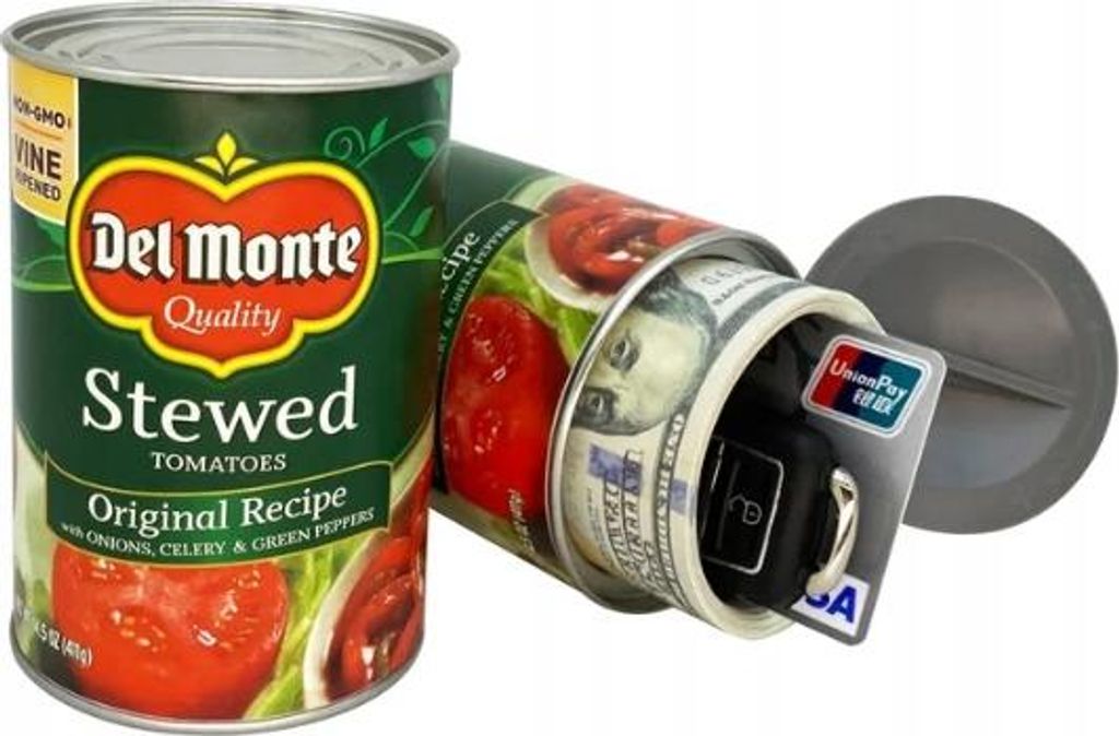 Ein Versteck für Geld, Schlüssel, Schmuck, GEHEIME REISEDOSE, Tomaten