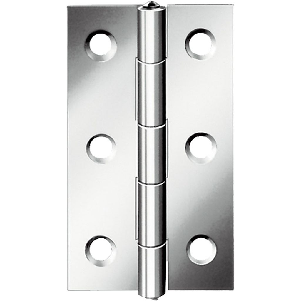 Scharnier H.40mm B.26mm S.0,9mm VA gerollt,schmal VORMANN