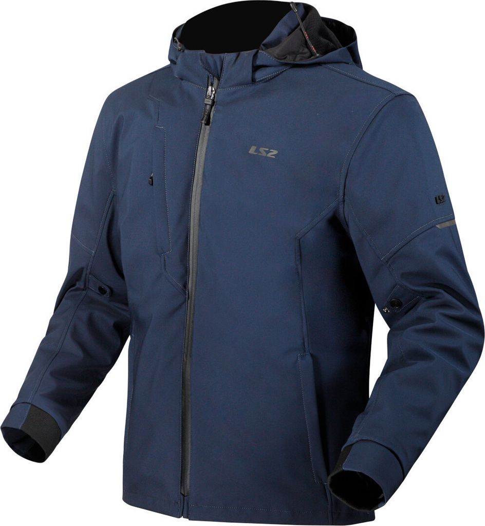 LS2 Bolton wasserdichte Motorrad Textiljacke, blau, S