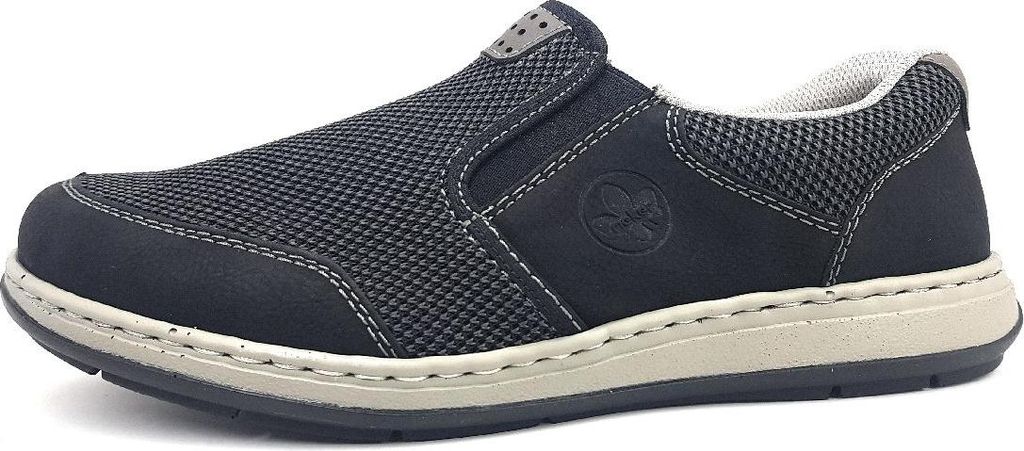 Chaussons Rieker pour hommes, modèle Namur, couleur noire, Image du produit 