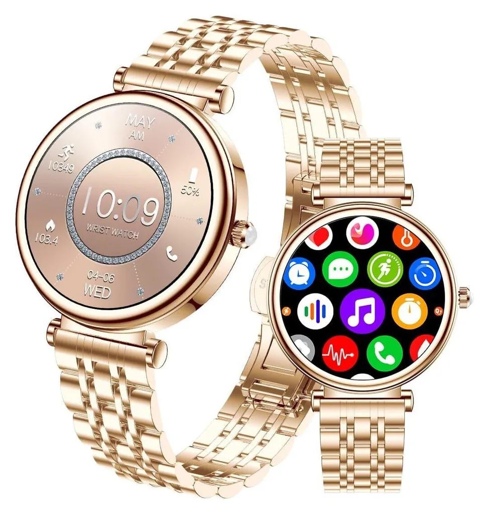 Regalo Donna: Smartwatch 1.25" Impermeabile Cardiofrequenzimetro