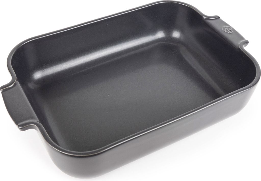 Peugeot rechteckige Auflaufform Appolia Ofenform Keramik Schiefergrau 36 cm 61227