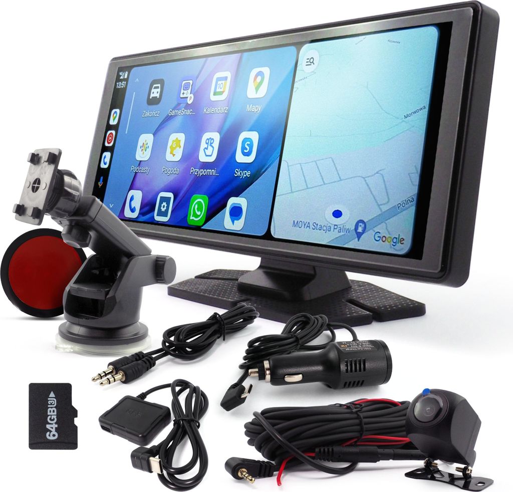 Stacja Multimedialna Rejstrator Android Apple Carplay DVR Zdjęcie produktu 