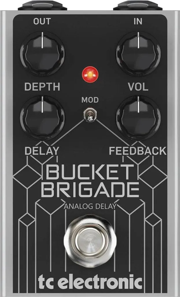 Pédale de Delay Analogique Bucket Brigade pour Guitare Électrique et Basse