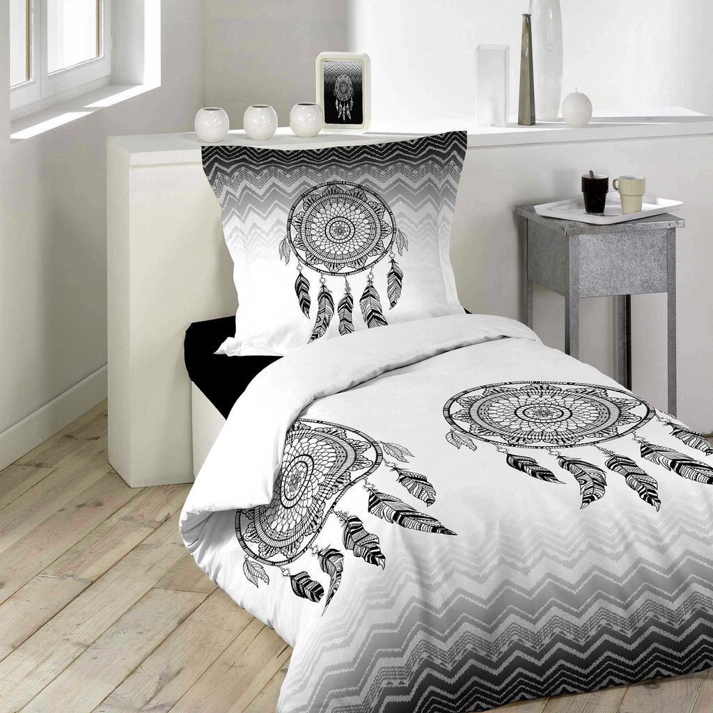 2tlg Bettwäsche 140x200 Mandala Baumwolle Bett Decke Bezug Produktbild 