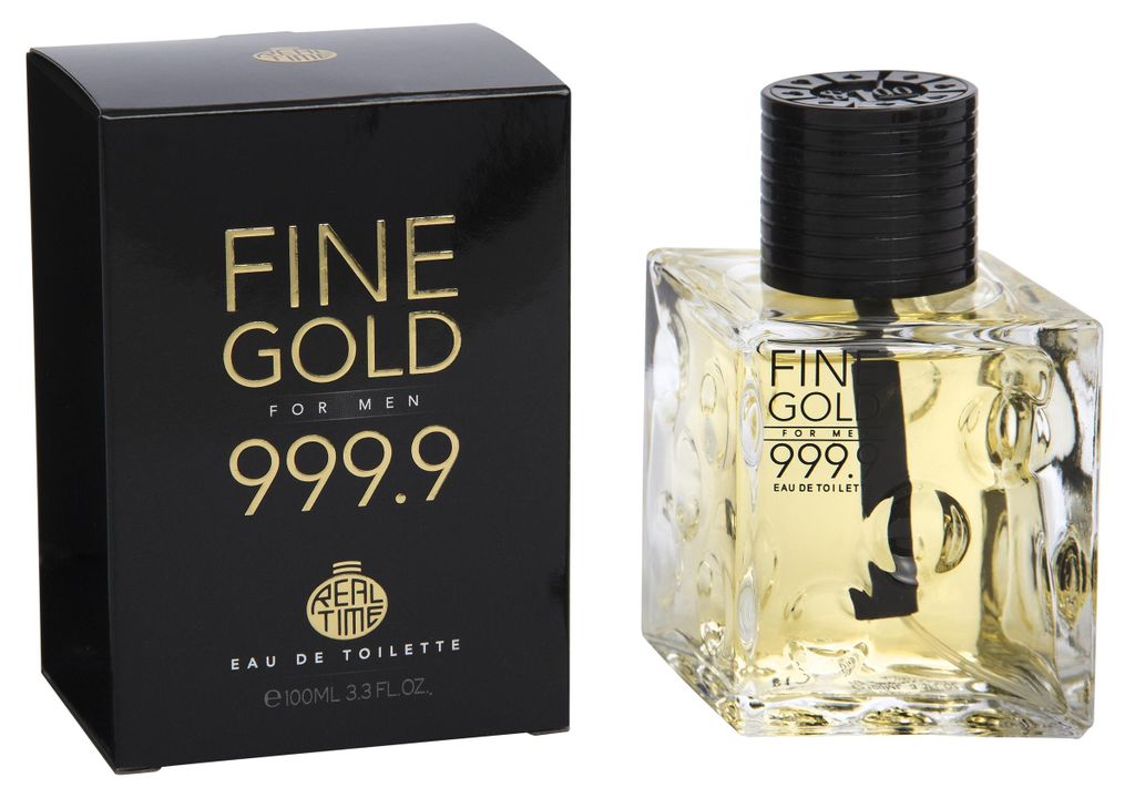 Real Time Fine Gold 999.9 for Men – Eau de Toilette 100 ml Produktbild 
