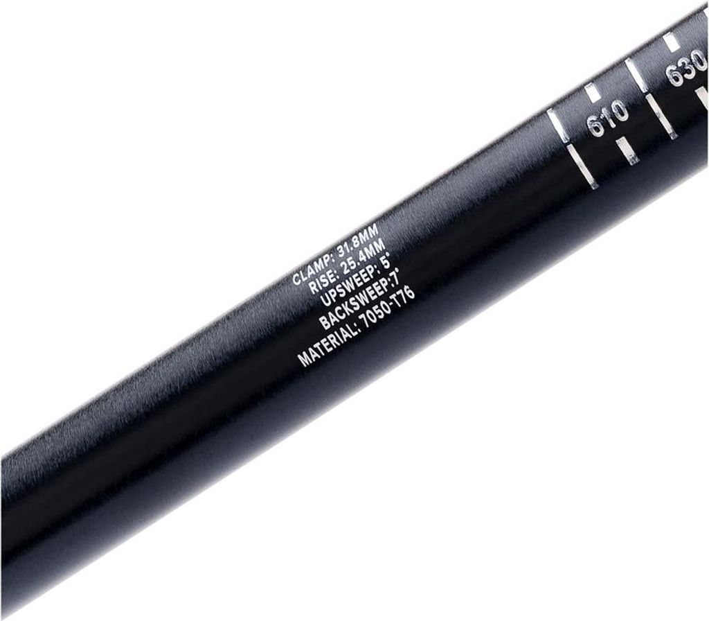 Protaper Lenker Aluminium A25Y 31,8 x 680 mm Schwarz - ergonomischer Jugend-M...