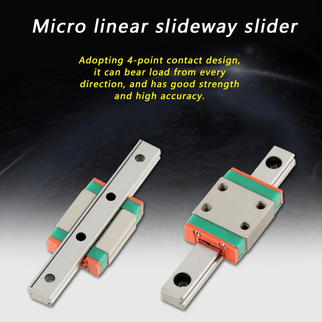 Rail de guidage linéaire SBR20 avec bloc coulissant pour CNC 1000mm