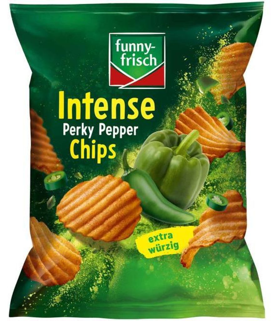 funny-frisch Intense Chips Perky Pepper 110g Produktbild 