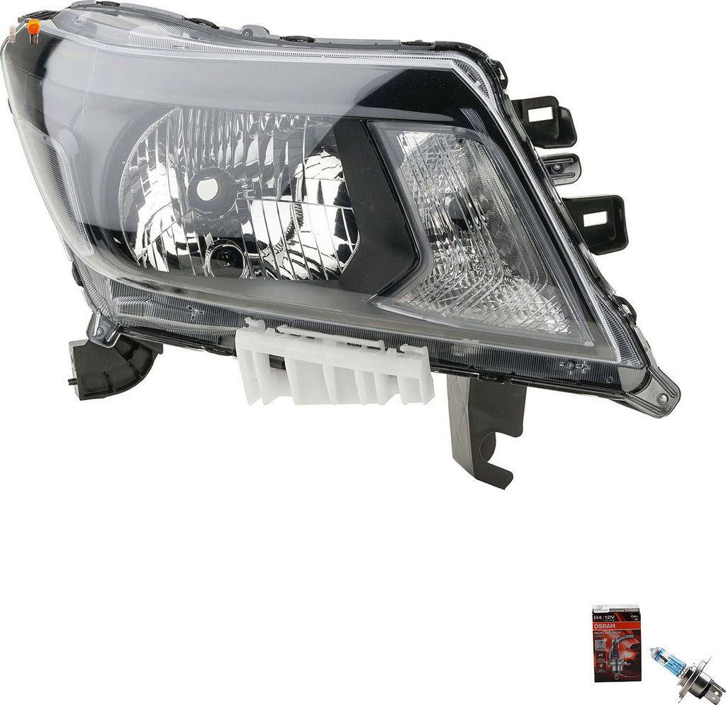 Scheinwerfer + Osram Night Breaker Laser passend für Nissan Navara D40 Rechts 260104KUOB Johns