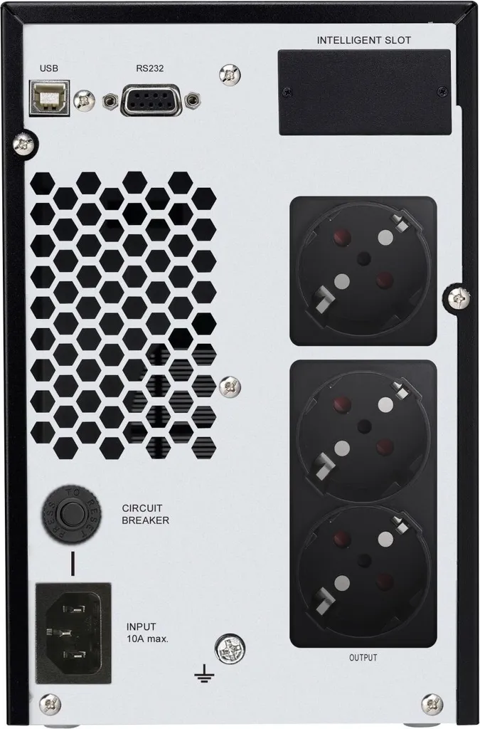 Onduleur 900W triphasé équivalent avec 3 sorties Schuko FSP Champ - 3