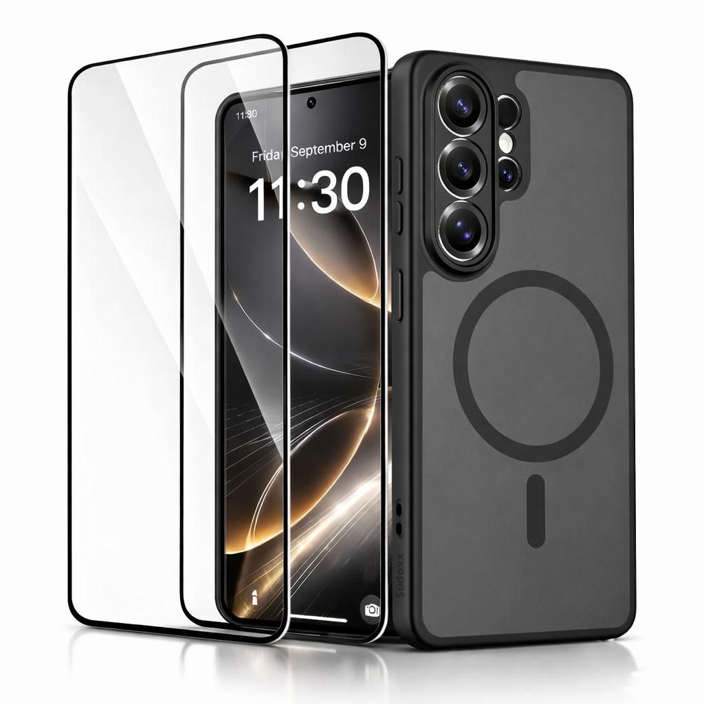 Hülle + 2X Full Schutzglas für Samsung Galaxy S26 Ultra 5G Produktbild 