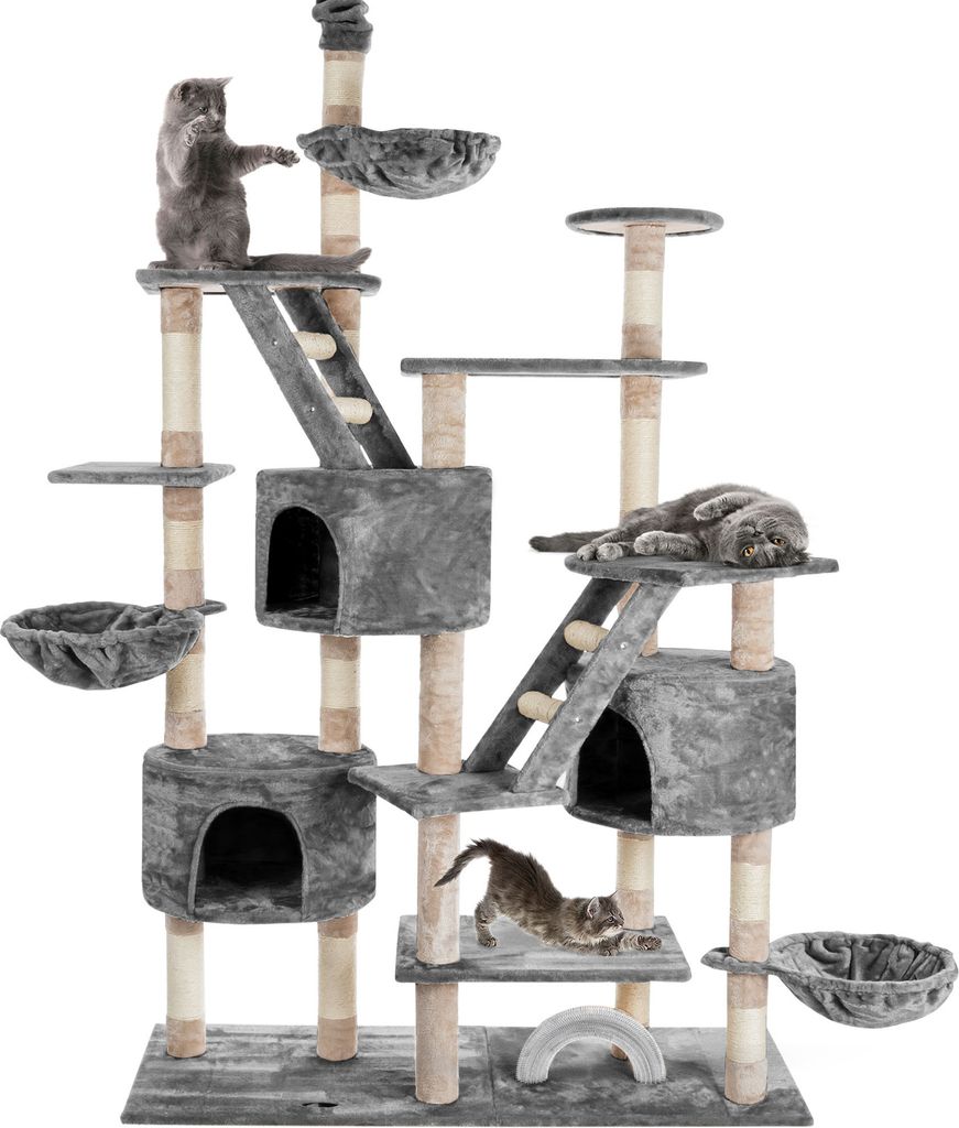 HAPPYPET Kratzbaum deckenhoch 260 cm hoch, Kletterbaum SAM Produktbild 9