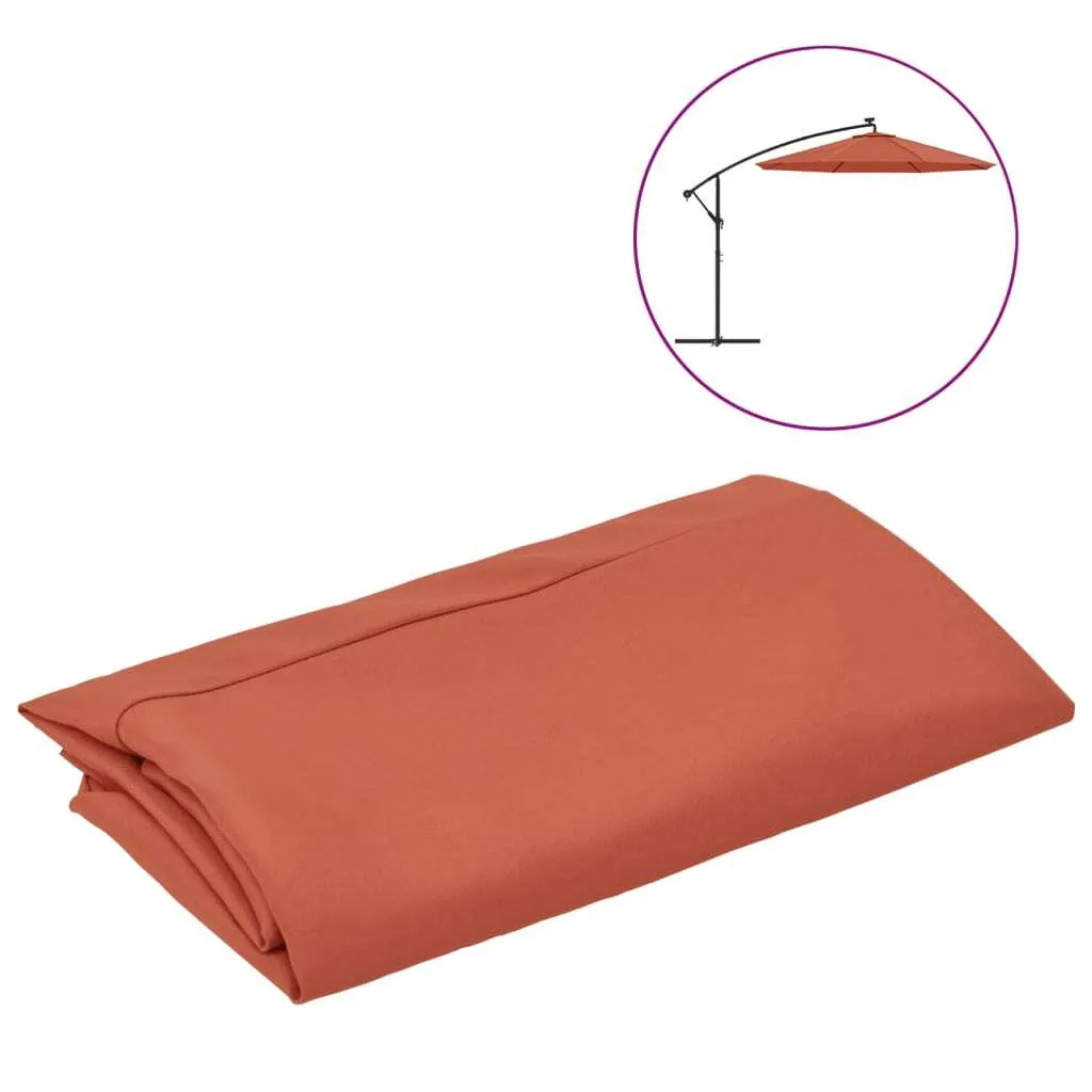 Copertura Ricambio Ombrellone 3.5m Terracotta | Tessuto Anti-Scolorimento